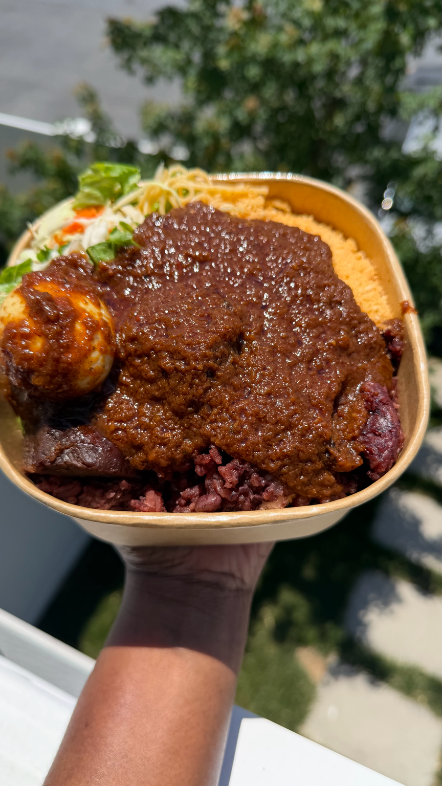 Classic Waakye Plate