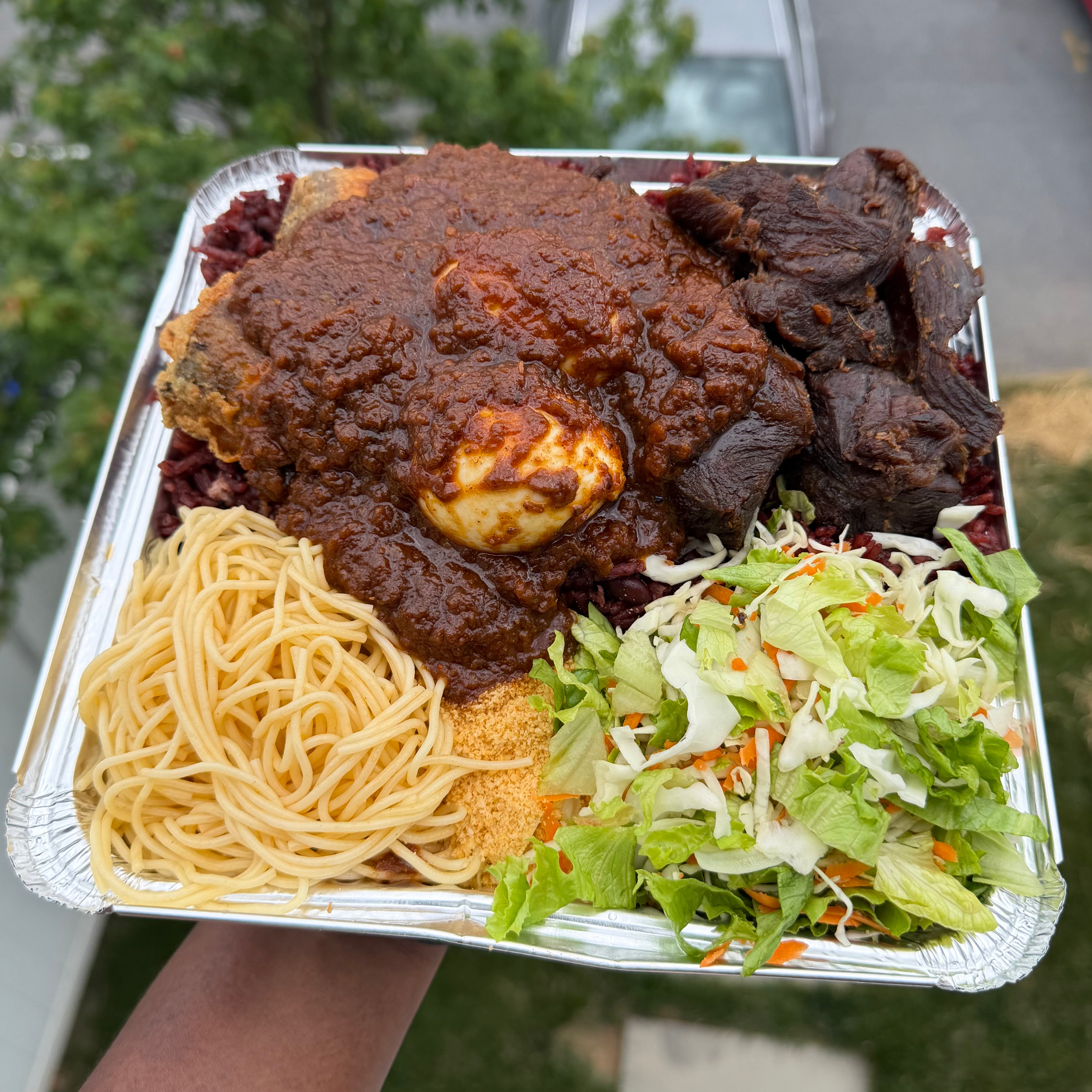 Deluxe Waakye Plate